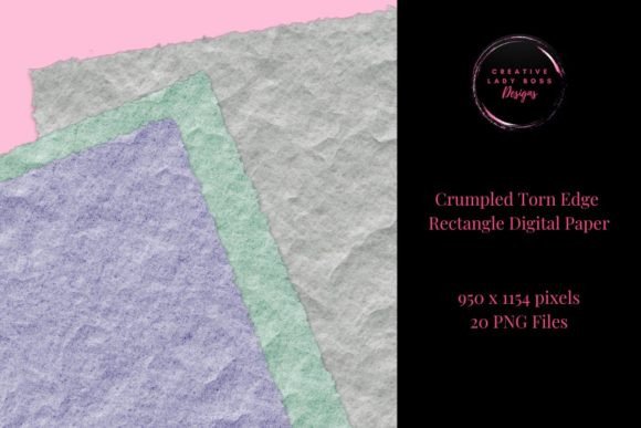 Crumpled Torn Edge Rectangle Paper: A Texture for Modern Design