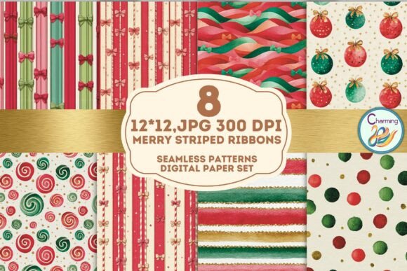 Merry Stripe Ribbons: Your Festive Design Secret Weapon