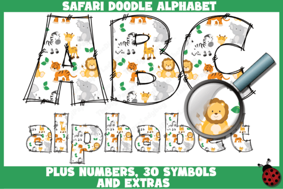 Safari Doodle Alphabet: A Wildly Versatile Asset for Your Brand