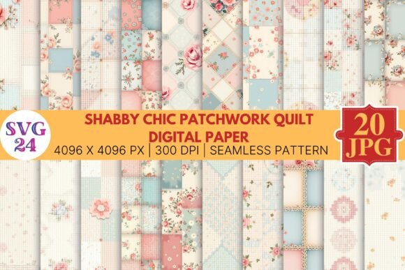 Shabby Chic Patchwork Quilt Digital Paper: A Designer's Guide