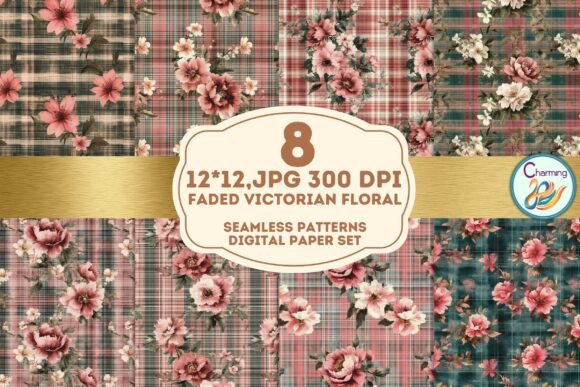 Timeless Charm: Unlocking Seamless Paper Faded Victorian Floral