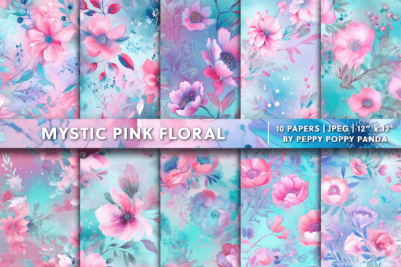 Unlocking Creativity with Mystic Pink Floral Background Texture
